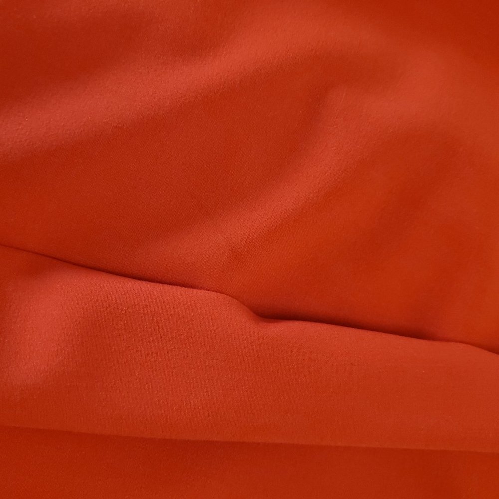 Calvin Klein Blood Orange (Red) Pleated Fully-Lined Dress Size 8 - Picture 12 of 16